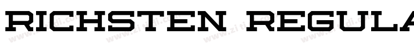 Richsten Regular字体转换